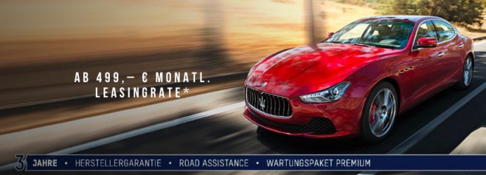 Maserati Ghibli 2016 Leasing