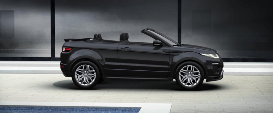 Range Rover Evoque Cabrio Santorini Black Metallic