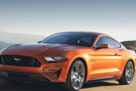 Ford Mustang 2018 orange