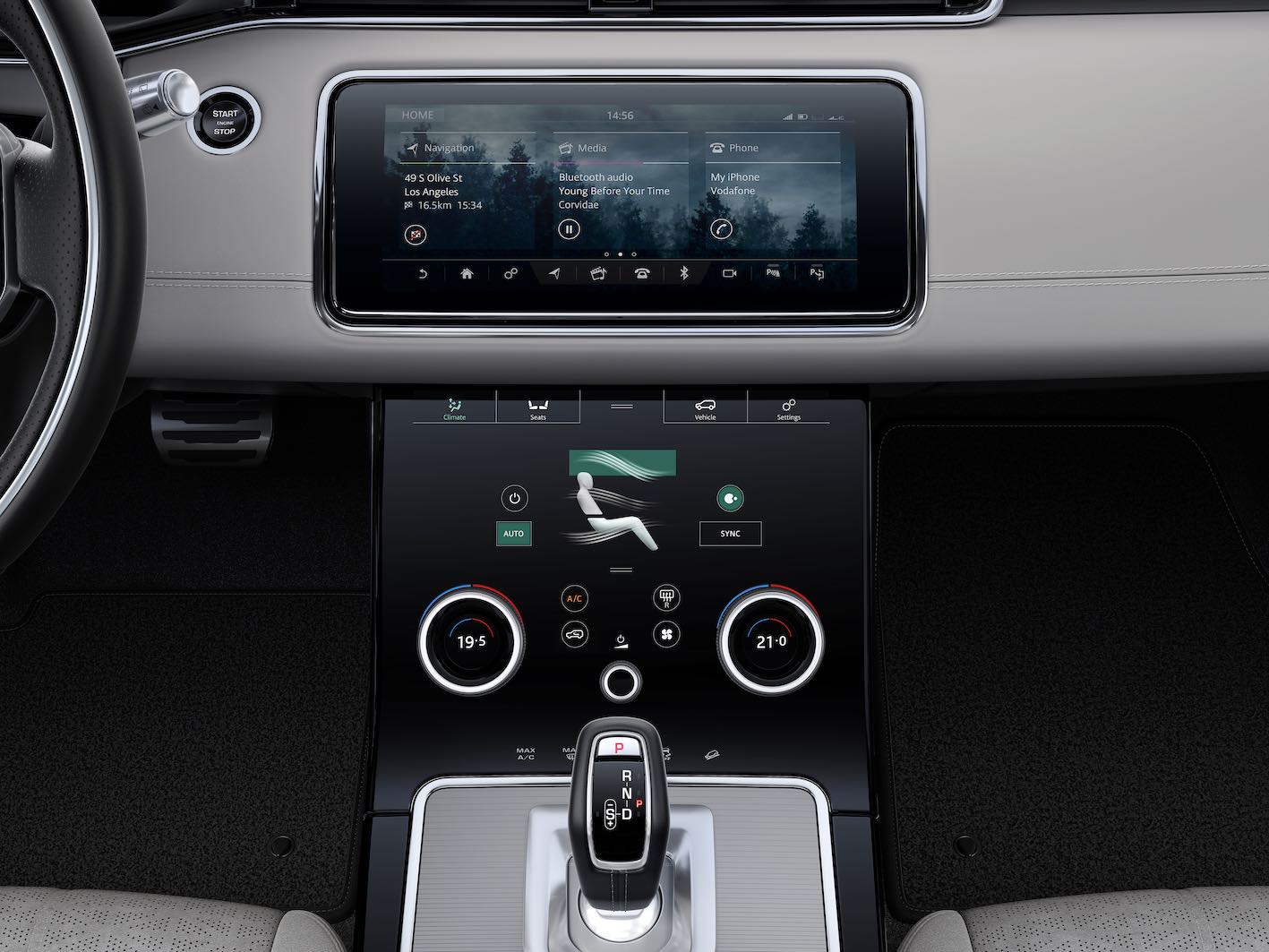 Range Rover Evoque Touch Pro Duo Display