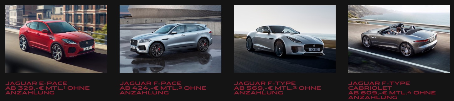 Jaguar Leasing Angebote 2019