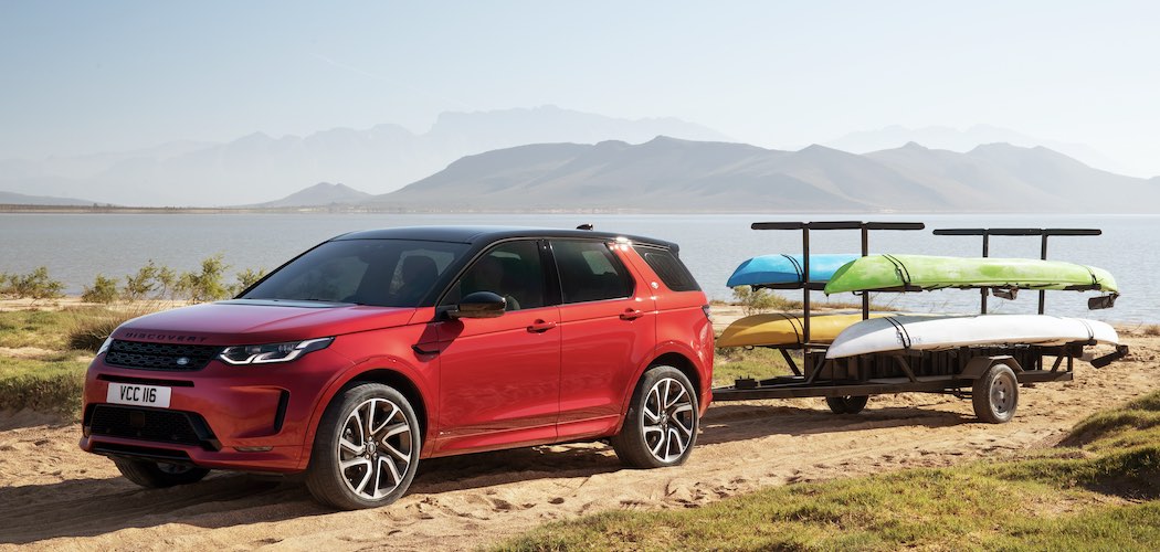 Land Rover Discovery Sport mit Anhänger 2020